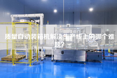 質量自動裝箱機解決生產線上的哪個難題？