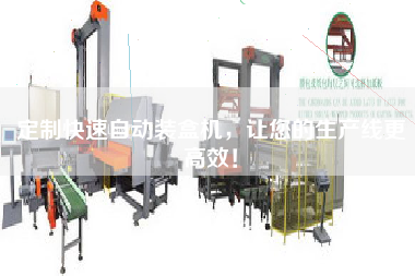 定制快速自動裝盒機，讓您的生產線更高效！