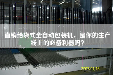 直銷給袋式全自動包裝機，是你的生產線上的必備利器嗎？