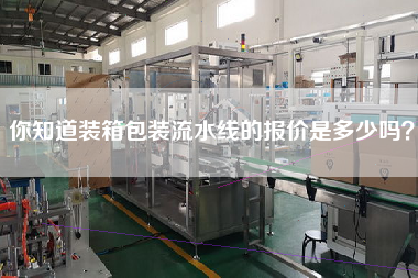 你知道裝箱包裝流水線的報(bào)價(jià)是多少嗎？