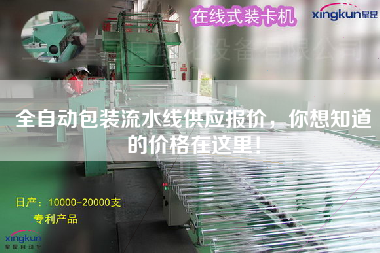全自動包裝流水線供應(yīng)報價，你想知道的價格在這里！