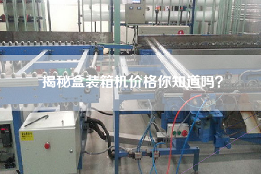 揭秘盒裝箱機價格你知道嗎? 揭秘盒裝箱機價格你知道嗎?