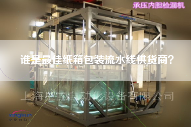 誰是最佳紙箱包裝流水線供貨商