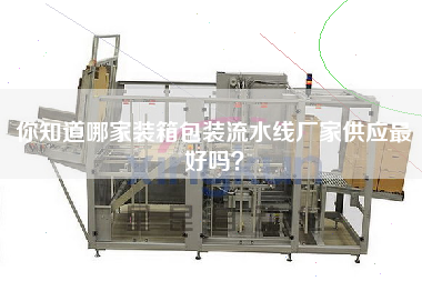 你知道哪家裝箱包裝流水線廠家供應最好嗎
