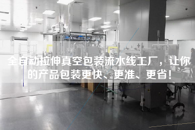 全自動拉伸真空包裝流水線工廠，讓你的產品包裝更快、更準、更省！