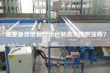 誰是最佳紙箱自動包裝流水線供貨商？
