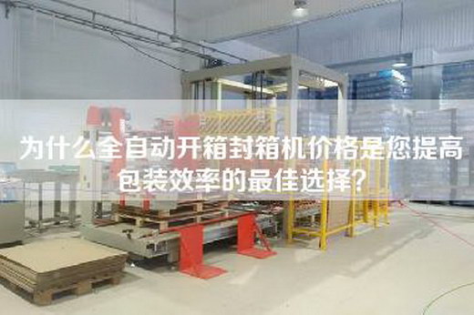 為什么全自動(dòng)開(kāi)箱封箱機(jī)價(jià)格是您提高包裝效率的最佳選擇？