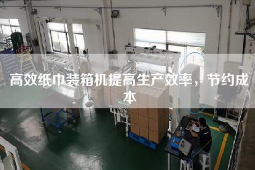 高效紙巾裝箱機提高生產效率，節約成本