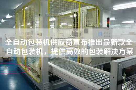 全自動包裝機供應商宣布推出最新款全自動包裝機,提供高效的包裝解決方案 全自動包裝機供應商宣布推出最新款全自動包裝機,提供高效的包裝解決方案