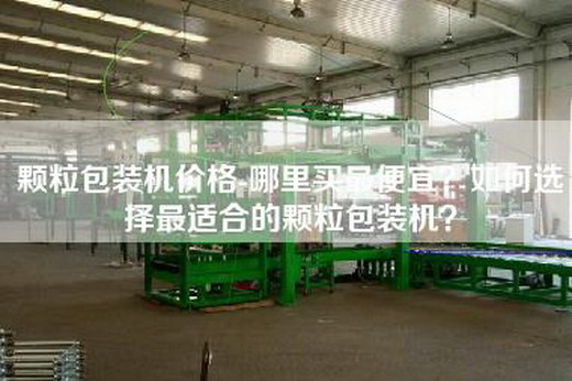 顆粒包裝機價格-哪里買最便宜？如何選擇最適合的顆粒包裝機？