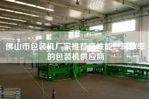 佛山市包裝機廠家推薦高性能、高效率的包裝機供應商