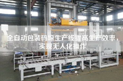全自動包裝碼垛生產線提高生產效率，實現無人化操作