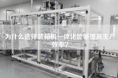 為什么選擇裝箱機一體化能夠提高生產效率?