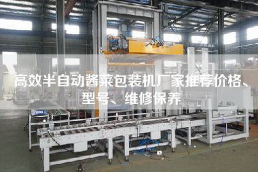 高效半自動醬菜包裝機廠家推薦價格、型號、維修保養