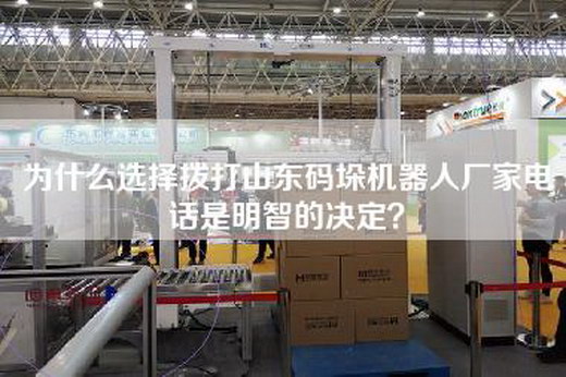 為什么選擇撥打山東碼垛機器人廠家電話是明智的決定？