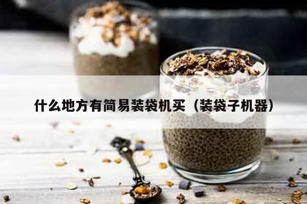 什么地方有簡易裝袋機買(裝袋子機器)
