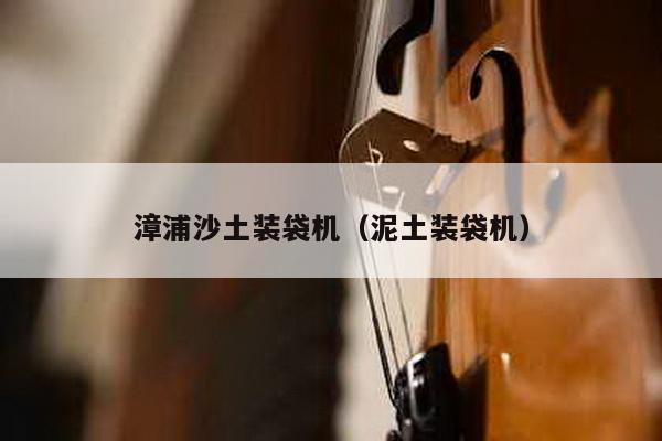 漳浦沙土裝袋機(泥土裝袋機)