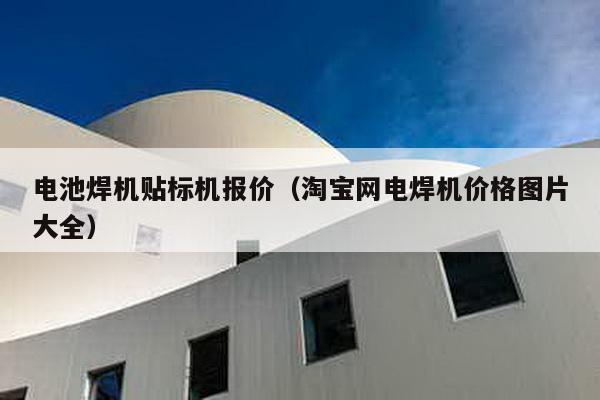 電池焊機貼標機報價(淘寶網電焊機價格圖片大全)